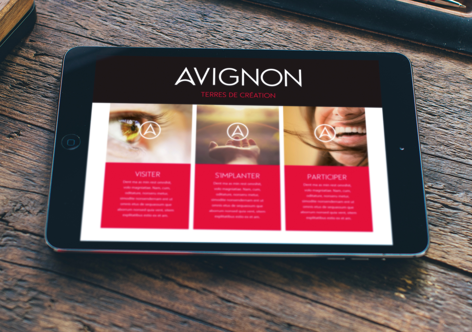 avignon-terres-de-creation graphisme design creation typographie communication DA logo print branding digital evenementiel marylene goncalves gonk lyon