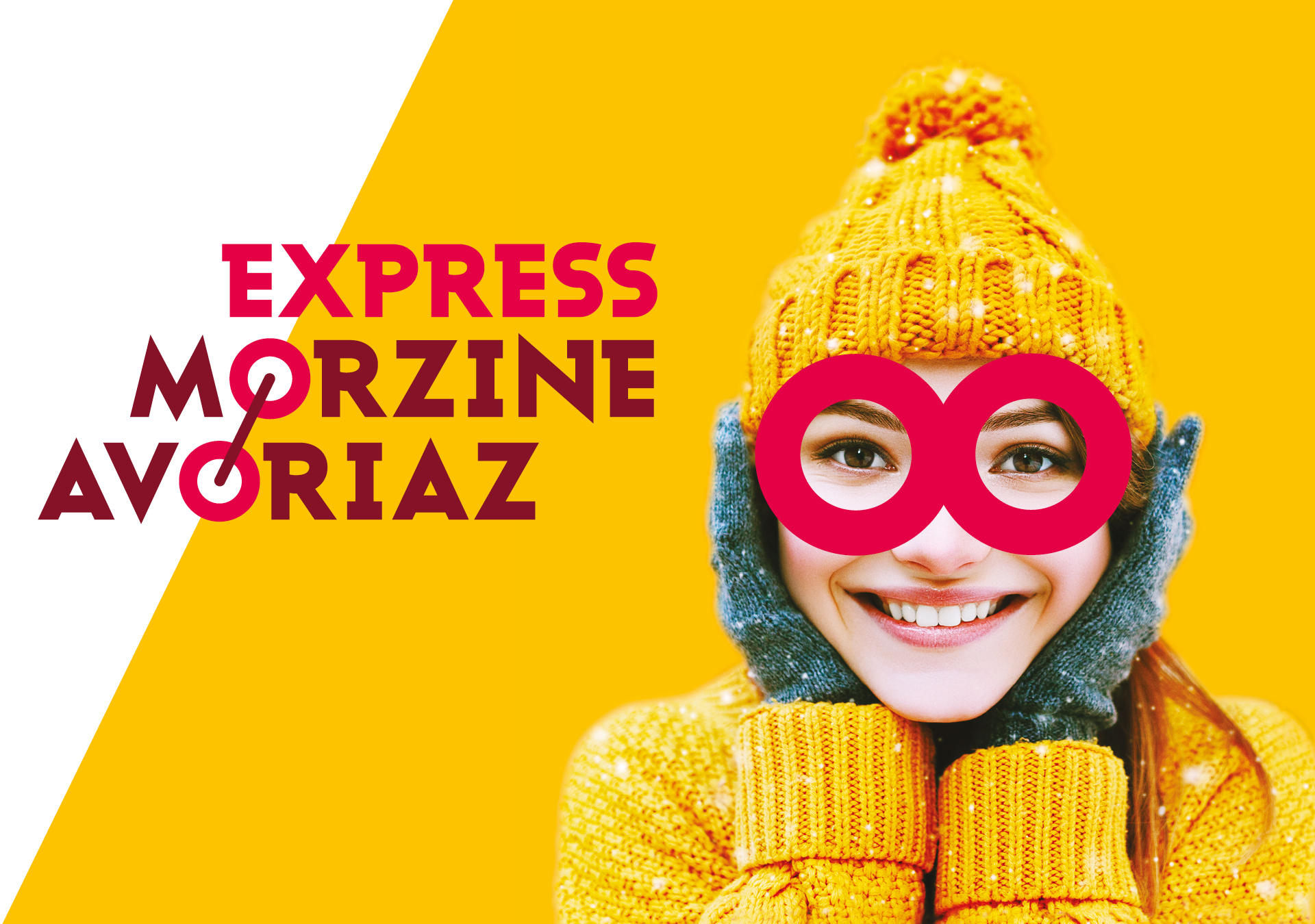 express-morzine-avoriaz-telepherique graphisme design creation typographie communication DA logo print branding digital evenementiel marylene goncalves gonk lyon